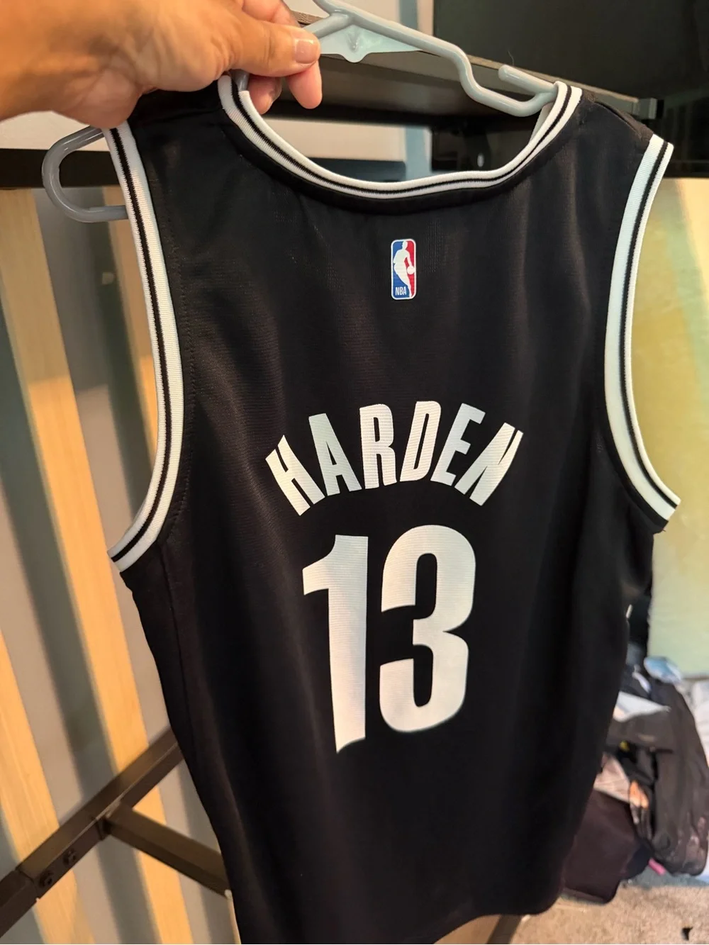NBA Brooklyn Nets James Harden jersey.
